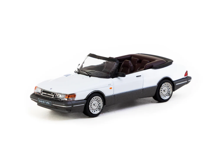 Tarmac Works 1:64 Saab 900 Turbo Convertible White T64G-067-WH