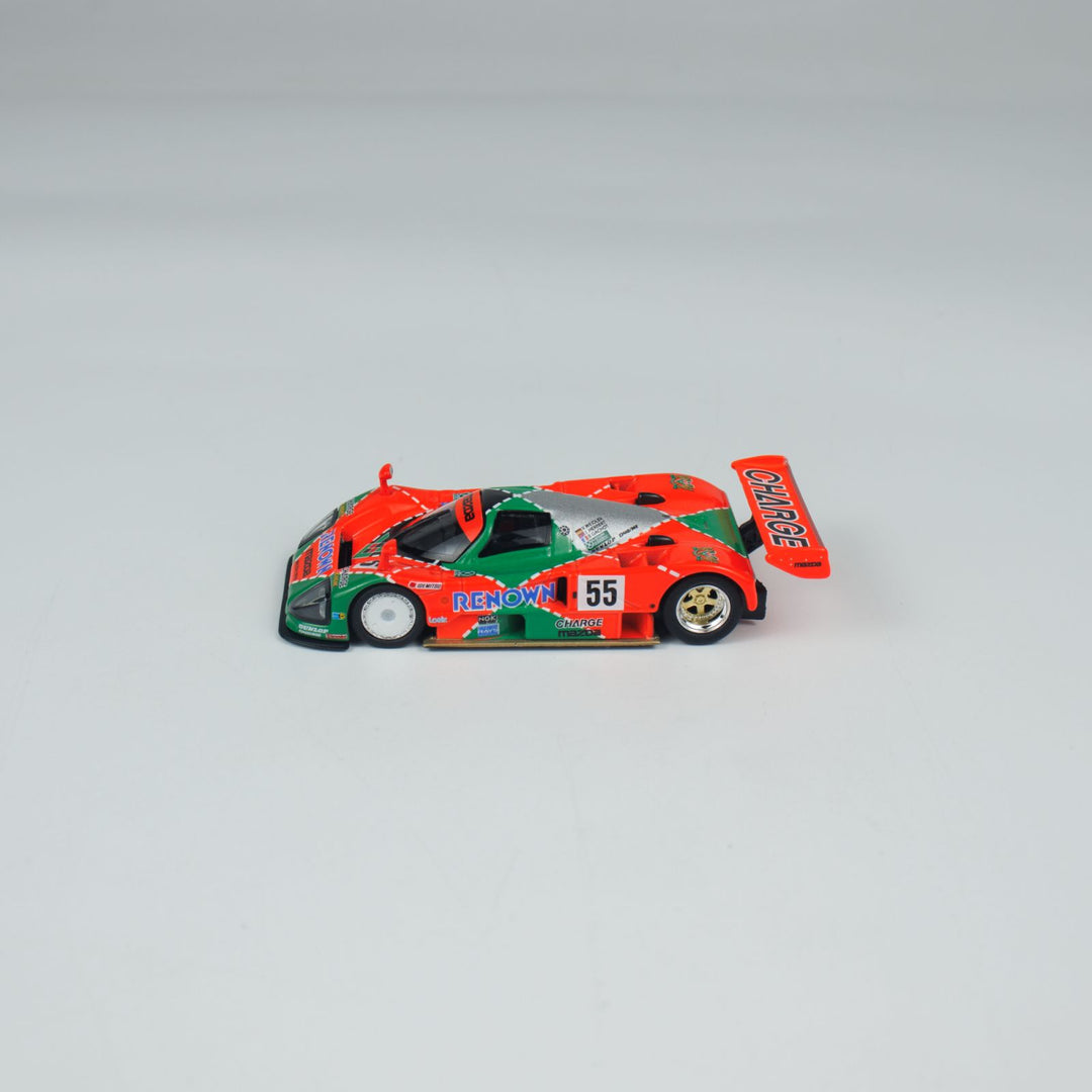Kyosho 1:64 Mini Car &amp; Book Mazda 787B (NO.55) K07033B1-CL (Chinese Version) K07033B1-CL