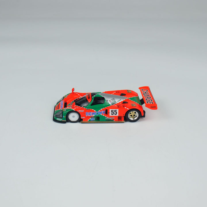 Kyosho 1:64 Mini Car &amp; Book Mazda 787B (NO.55) K07033B1-CL (Chinese Version) K07033B1-CL
