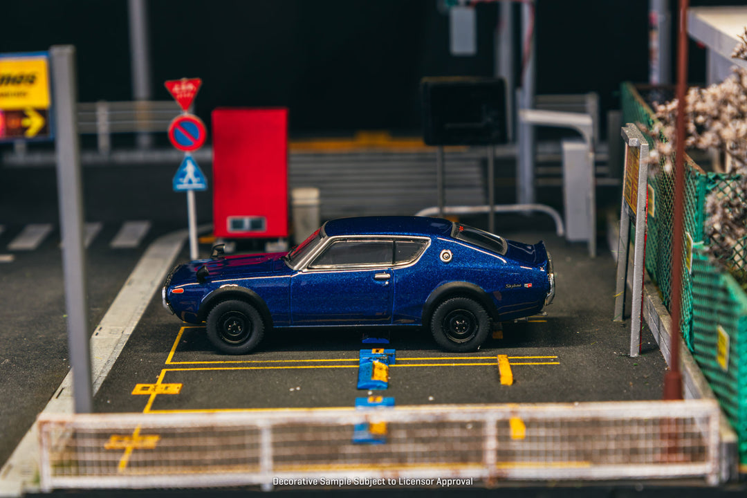 [Preorder] Tarmac Works J collection 1:64 Nissan Skyline 2000GT-R KPGC110 Blue Metallic JC64-010-BL