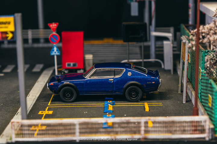 [Preorder] Tarmac Works J collection 1:64 Nissan Skyline 2000GT-R KPGC110 Blue Metallic JC64-010-BL