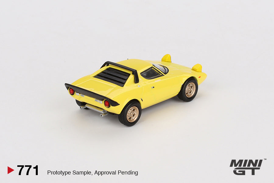 [Preorder] Mini GT 1:64 Lancia Stratos HF Stradale Giallo Fly