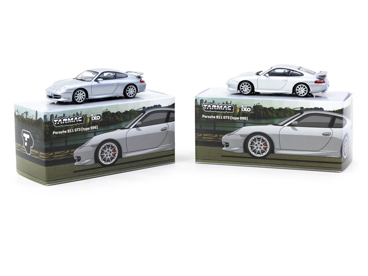 Tarmac Works 1:64 Porsche 911 GT3 (type 996) Silver T64G-069-SL