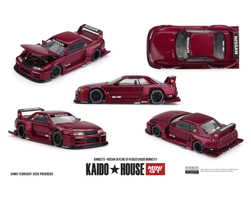 Preorder] Kaido House x Mini GT 1:64 Nissan Skyline GT-R (R32