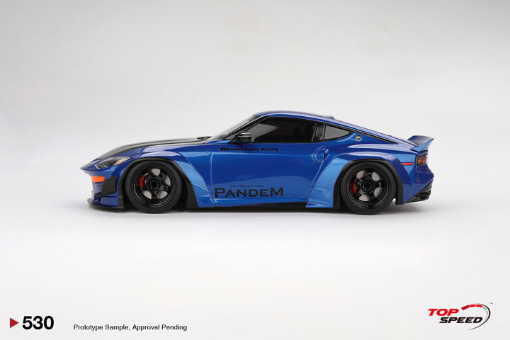 [Preorder] Topspeed 1:18 Nissan Z (RZ34) Pandem Seiran Blue TS0530