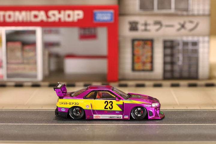 Street Weapon 1:64 Nissan ER34 Chromed Purple Special