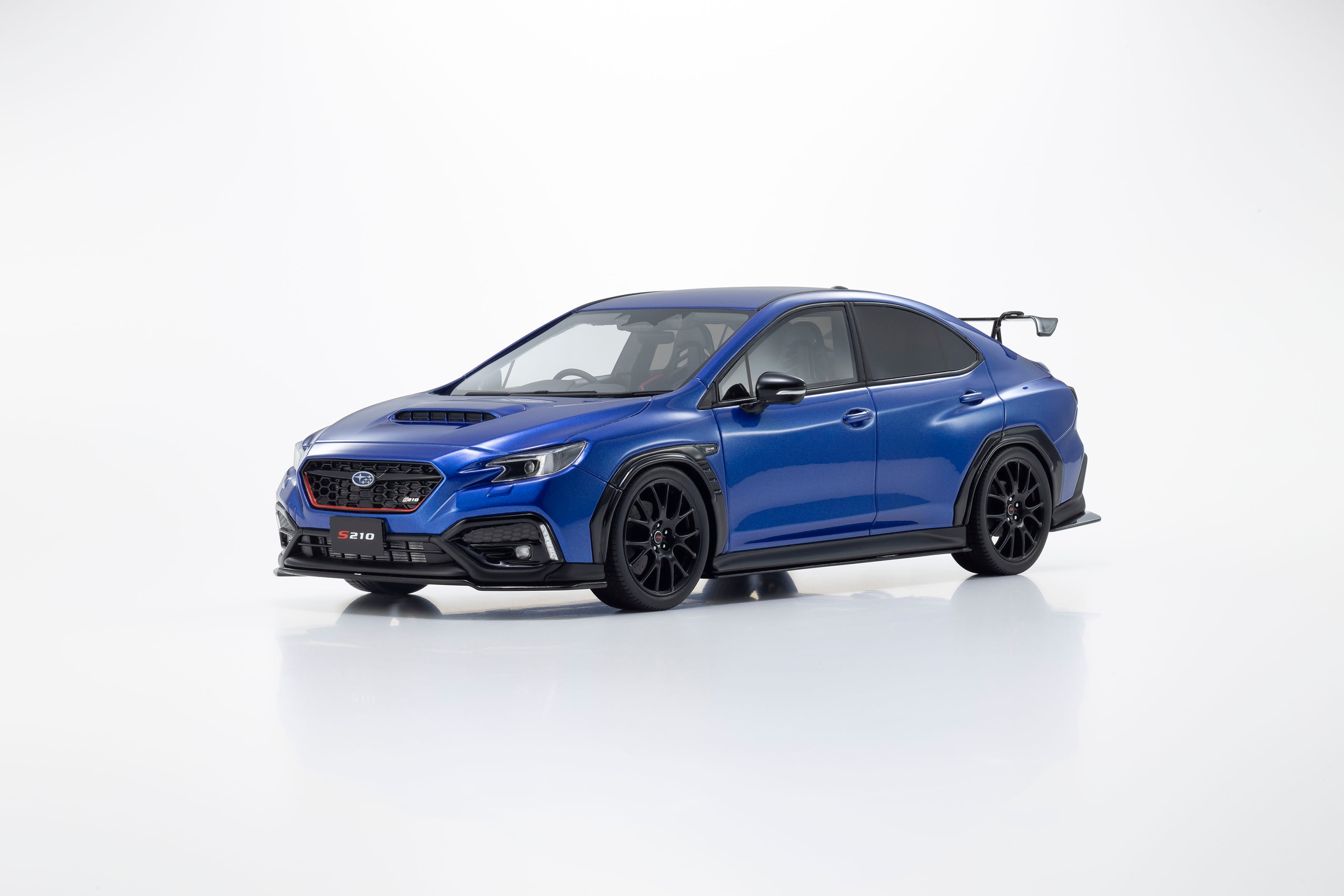 京商 サムライ SUBARU S210 (ブルー) No.KSR18069BL 京商 1/18 スバル WRX S210 ブルー サムライシリーズ(開閉なし