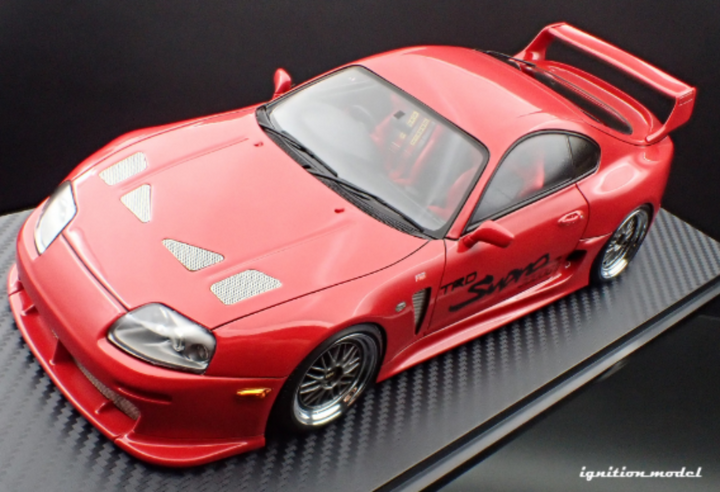 [Preorder] Ignition Model 1:18 Toyota Supra (A80) TRD 3000GT Red IG3602
