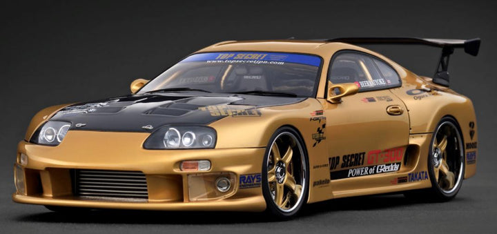 [Preorder] Ignition Model 1:18 TOP SECRET GT300 Supra (A80) Gold IG3743