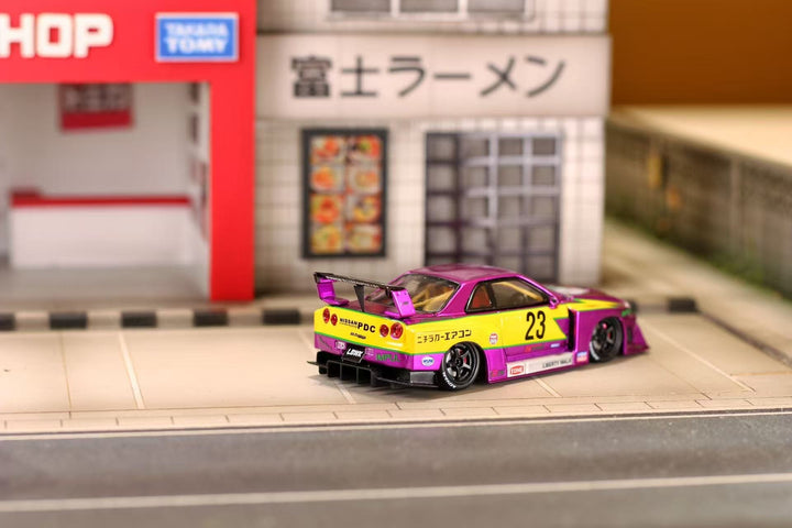 Street Weapon 1:64 Nissan ER34 Chromed Purple Special