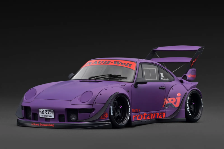 [Preorder] Ignition Model 1:18 Porsche RWB 993 Matte Purple IG4035