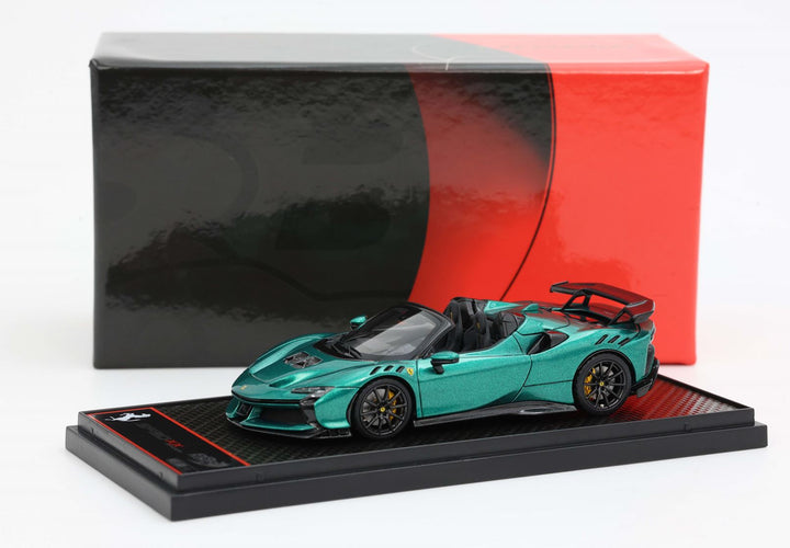 BBR Model 1:43 Ferrari SF90 XX Spider Verde Gioiello CERCHI CARBONIO BBRC286H