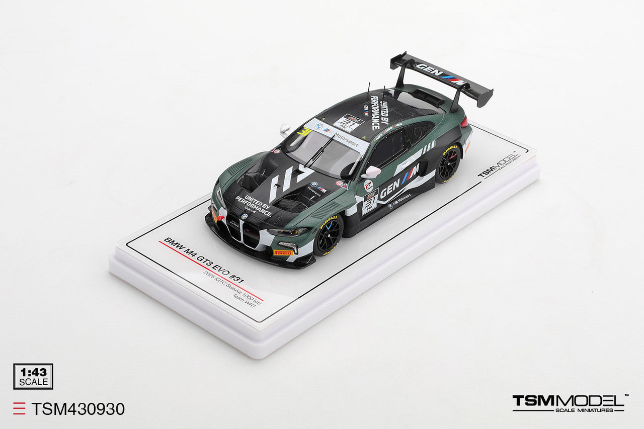 Preorder] TSM 1:43 BMW M4 GT3 EVO #31 Team WRT 2025 IGTC Suzuka