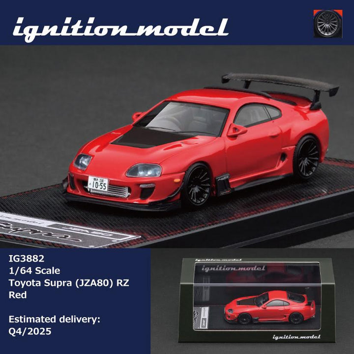 [Preorder] Ignition Model 1:64 Toyota Supra (JZA80) RZ Red IG3882