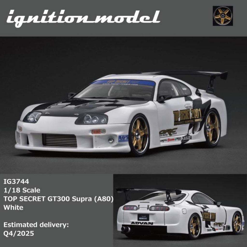 Preorder] Ignition Model 1:18 TOP SECRET GT300 Supra (A80