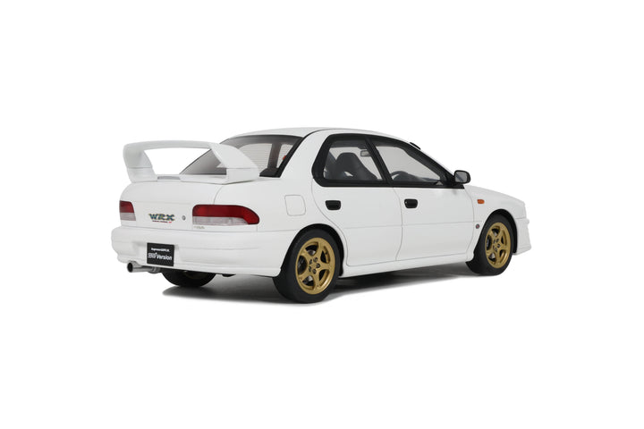 OttO 1:18 SUBARU IMPREZA WRX TYPE RA STI PURE WHITE 2000 OT490