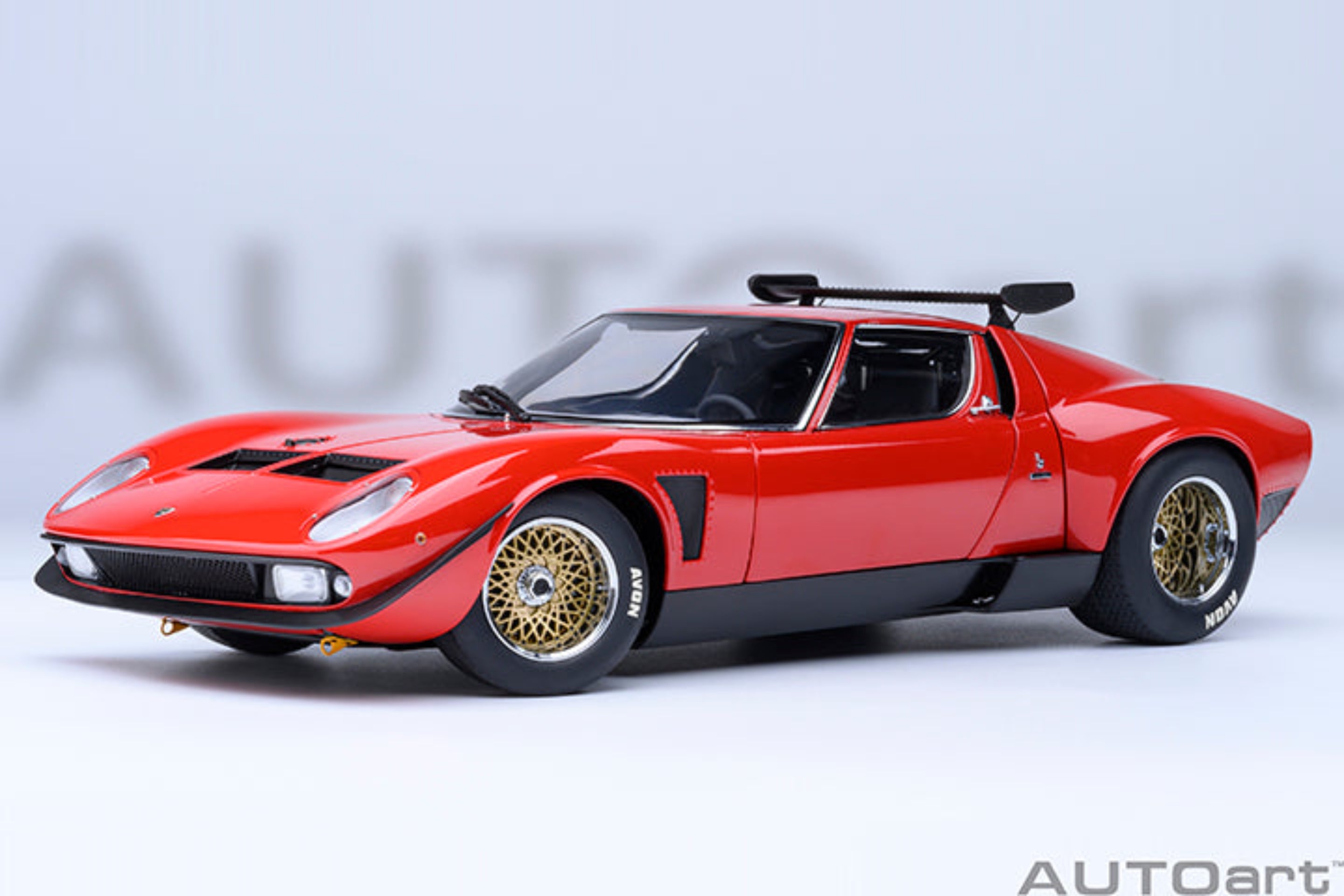 Lamborghini Miura 1:18 赤 AUTOart 1:18 Lamborghini Miura SVR - JOTA - Red 79171