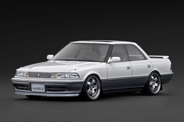 [Preorder] Ignition Model 1:18 TOYOTA MARKⅡ2.5 GT TWIN turbo (GX81) Pearl White / Silver IG3857