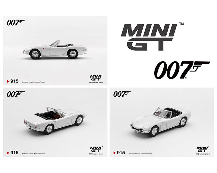 [Preorder] MINI GT 1:64 Toyota 2000GT Roadster “You Only Live Twice” (2 Versions) MGT00915-007J/MGT00915-007E