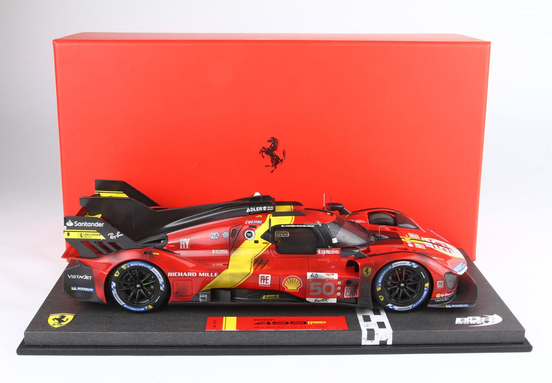 [Preorder] BBR 1:18 Ferrari 499 Le Mans Car N. 50 2023 End Of Race Limited Edition P18236DIRTY