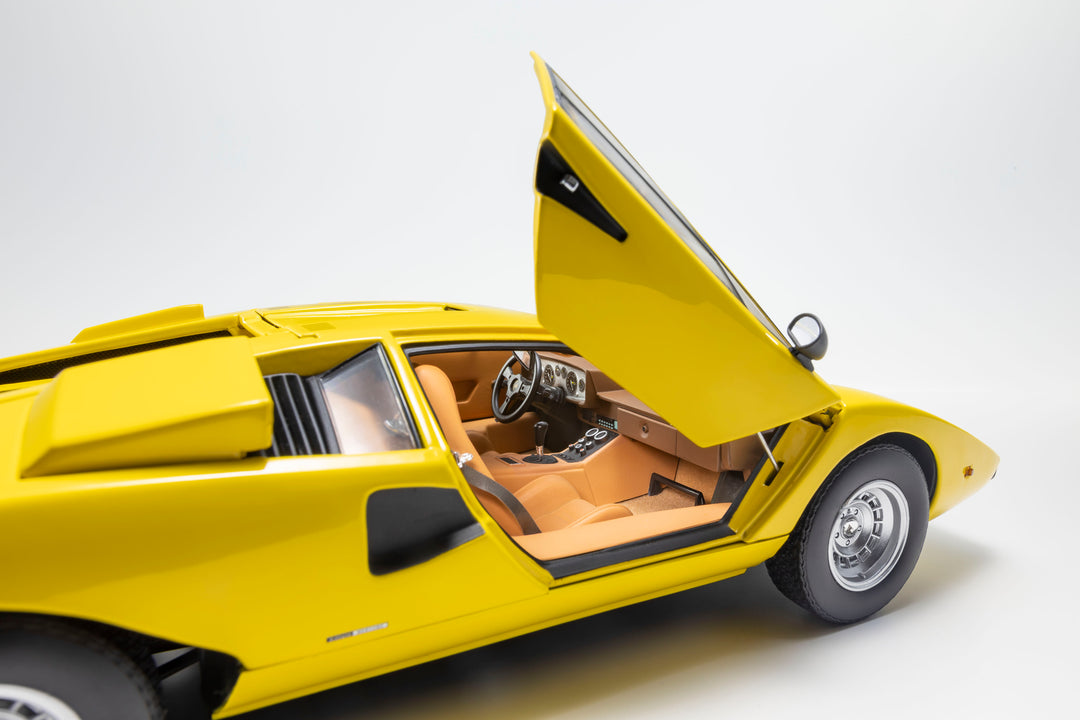 [Preorder] Kyosho 1:18 Lamborghini Countach LP 400 - Yellow 08321YT