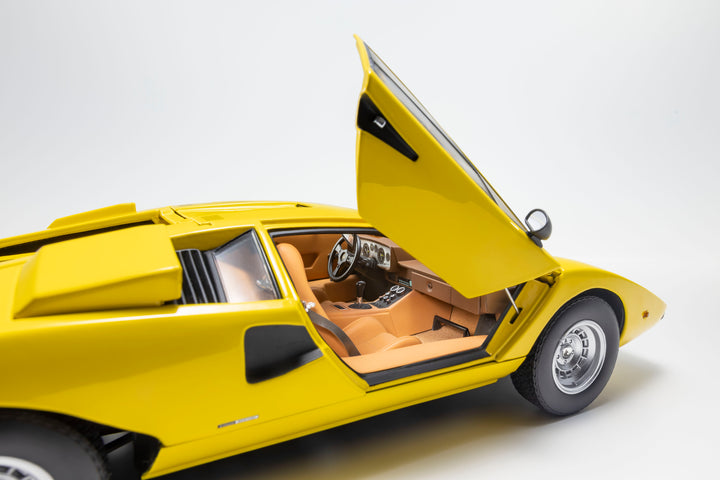 [Preorder] Kyosho 1:18 Lamborghini Countach LP 400 - Yellow 08321YT