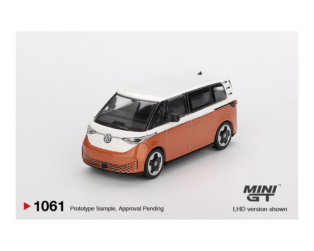 [Preorder] Mini GT 1:64 Volkswagen ID.Buzz – Candy White / Energetic Orange MGT01061-BL