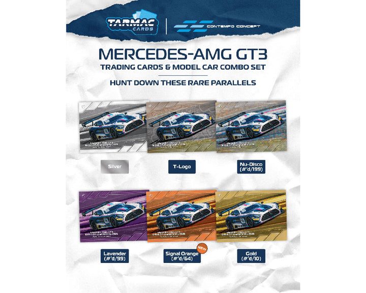 [Preorder] Tarmac Works 1:64 Mercedes-AMG GT3 British GT Championship 2026 Kevin Tse / Ben Green Model Car + Trading Cards Combo Set- Hobby64 T64-062-26BGT18
