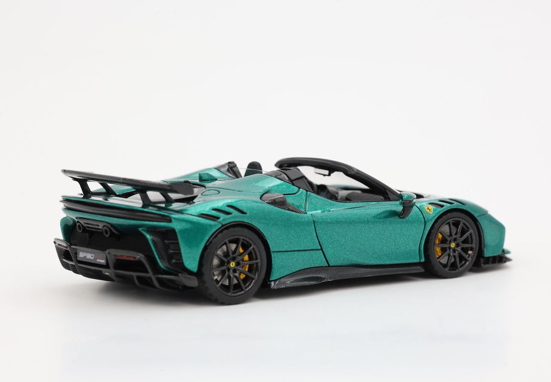 BBR Model 1:43 Ferrari SF90 XX Spider Verde Gioiello CERCHI CARBONIO BBRC286H
