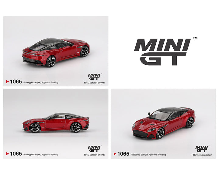 [Preorder] Mini GT 1:64 Aston Martin DBS – Hyper Red MGT01065