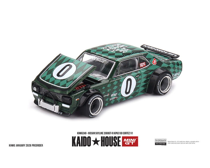 [Preorder] Kaido House x Mini GT 1:64 Nissan Skyline 2000GT-R (KPGC10) Cortez V1 KHMG24