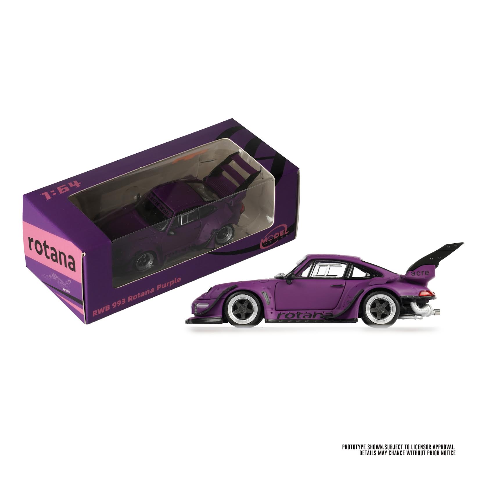 Preorder] Model Model 1:64 Porsche RWB 993 Rotana (2 Versions