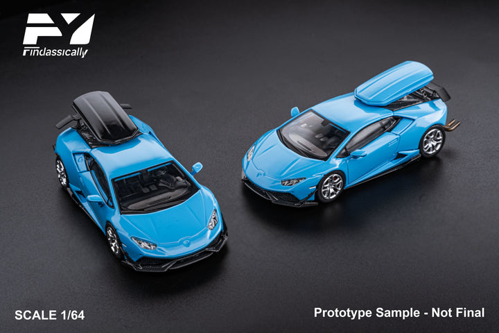 [Preorder] Finclassically 1:64 Lamborghini Huracan With Travel Suitcase (2 Versions)