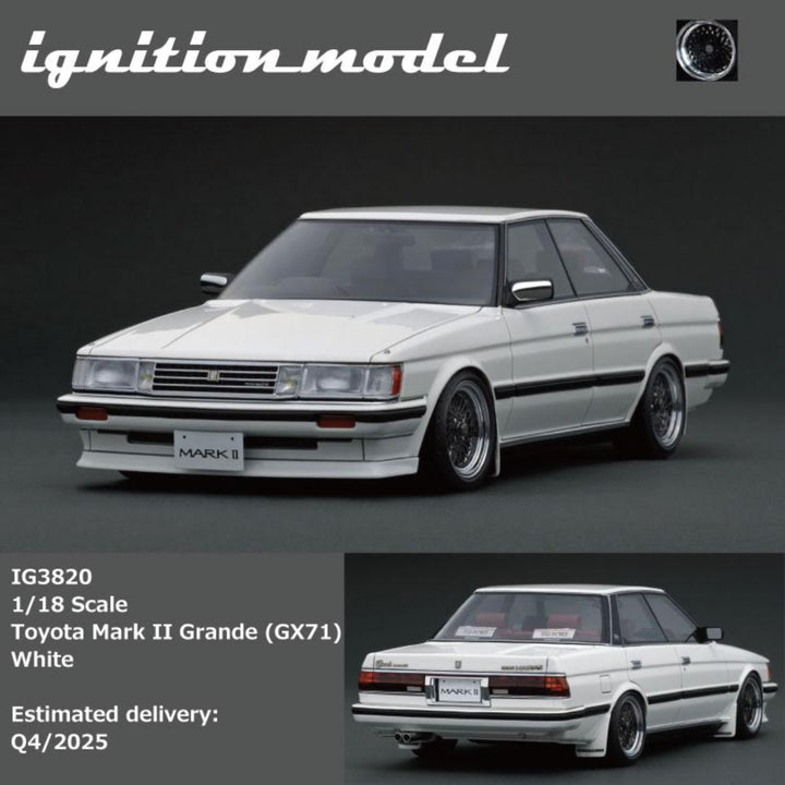 [Preorder] Ignition Model 1:18 Toyota Mark II Grande (GX71)  White
