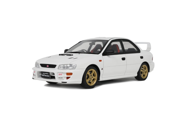 OttO 1:18 SUBARU IMPREZA WRX TYPE RA STI PURE WHITE 2000 OT490