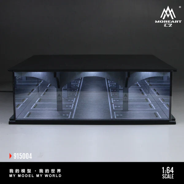 MoreArt 1:64 Underground Parking Garage Lighted Assembly Scene MO915004