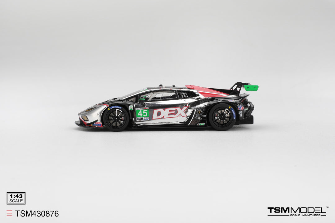 [Preorder] TSM 1:43 Lamborghini Huracan GT3 EVO2 #45  DEX Wayne Taylor Racing  2025 IMSA Daytona 24 Hrs TSM430876