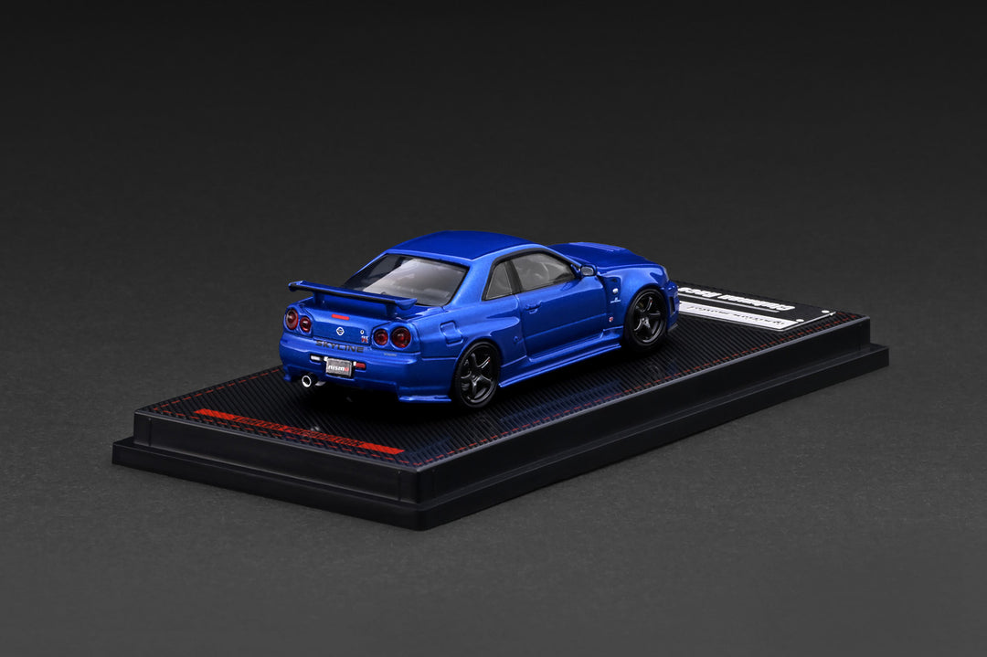[Preorder] Ignition Model 1:64 Nissan Skyline GT-R (BNR34) NISMO customized Blue IG4174