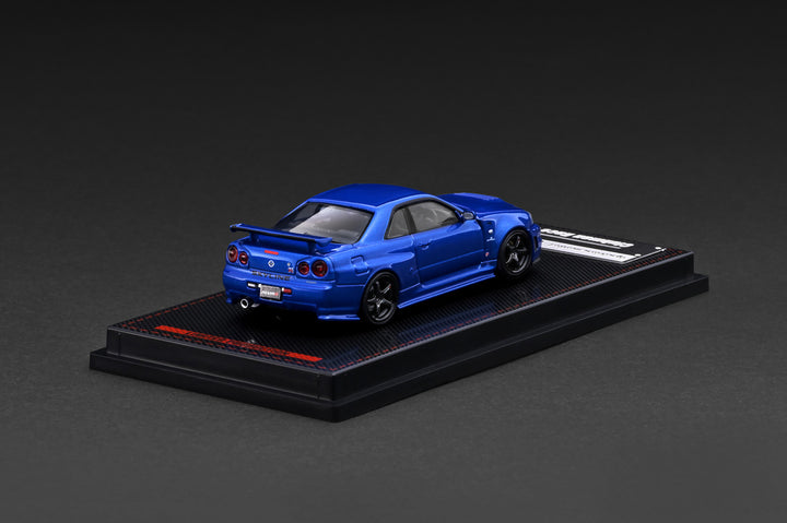 [Preorder] Ignition Model 1:64 Nissan Skyline GT-R (BNR34) NISMO customized Blue IG4174