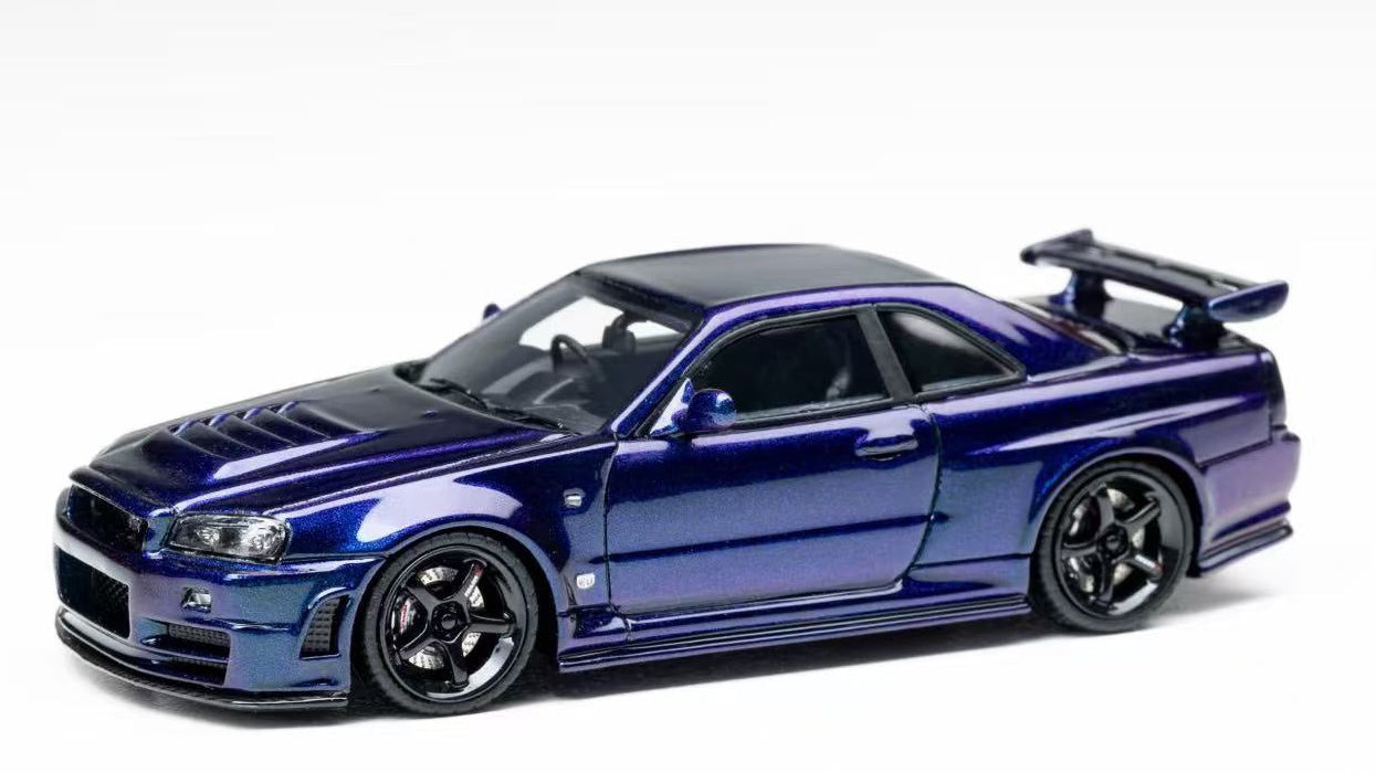Car's Lounge 1:64 Nissan GTR-R34 NISMO Z-TUNE SKYLINE MIDNIGHT