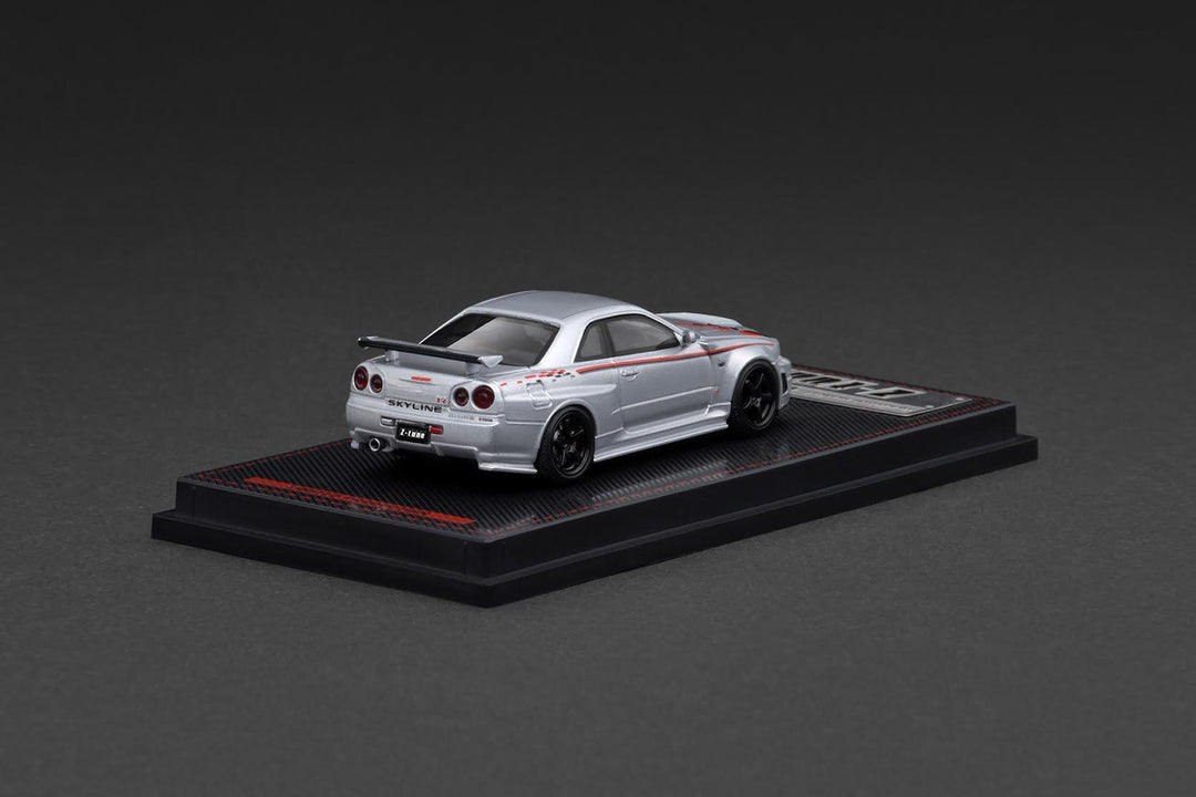 [Preorder] Ignition Model 1:64 Nissan Nismo R34 GT-R Z-tune Silver IG3840