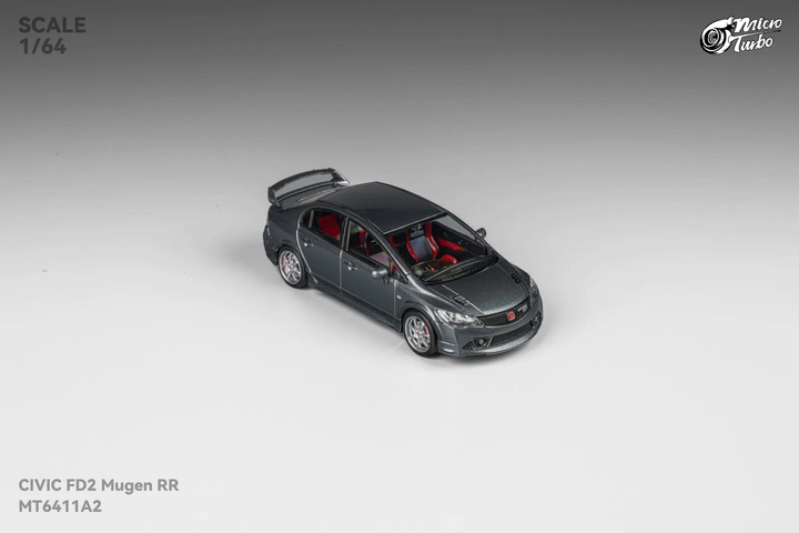 [Preorder] Microturbo 1:64 Custom FD2 MUGEN RR - Metallic Grey MT6411A2