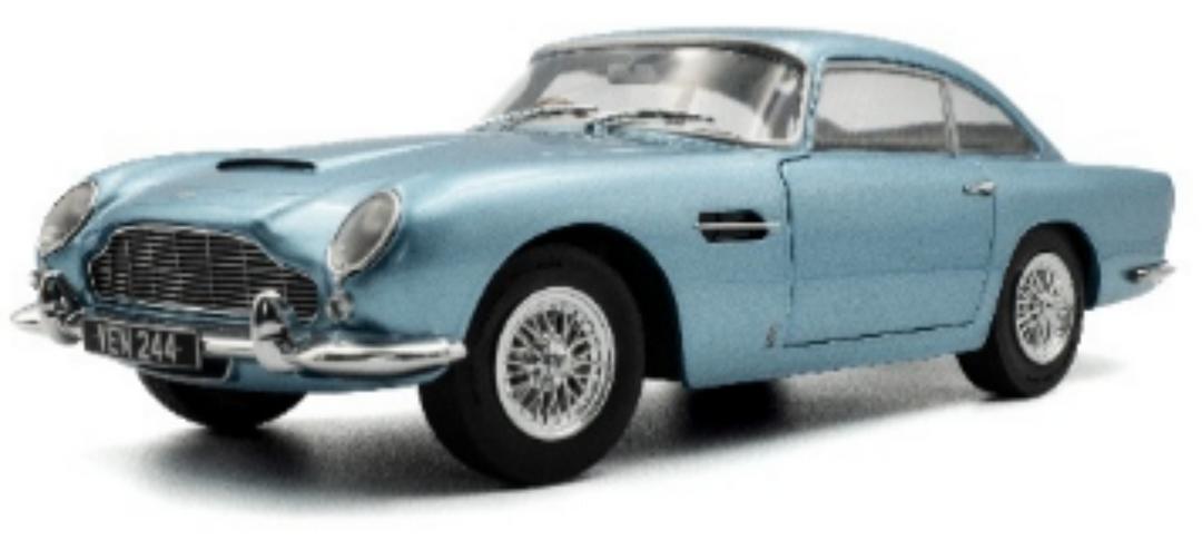 Solide Aston Martin DB5 Métallique Bleu Clair 1964 1/18 S1807104 Solide Aston Martin DB5 Métallique Bleu Clair 1964 1/18 S1807104