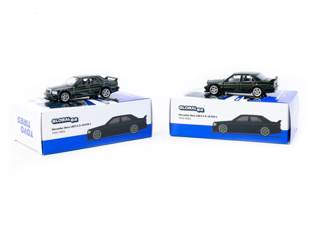 Tarmac Works 1:64 Mercedes-Benz 190 E 2.5-16 EVO 1 TOYO TIRES T64G-057-TOYO