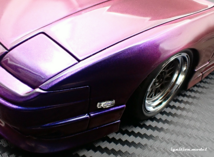 Ignition Model 1:18 Nissan 180SX TYPE X (RPS13)  Purple Metallic IG3762