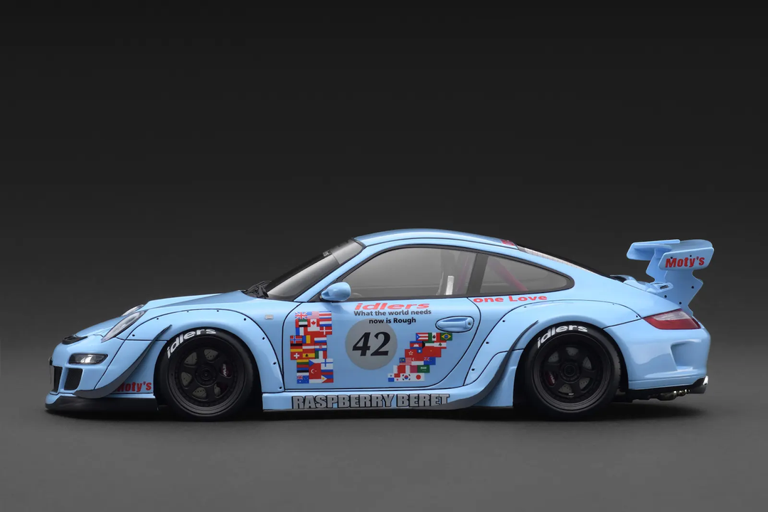 [Preorder] Ignition Model 1:18 Porsche RWB 997 Light Blue IG3958