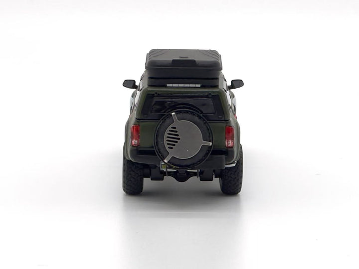 Unique Model 1:64 Toyota Tacoma Green Shark Livery Luggage Version