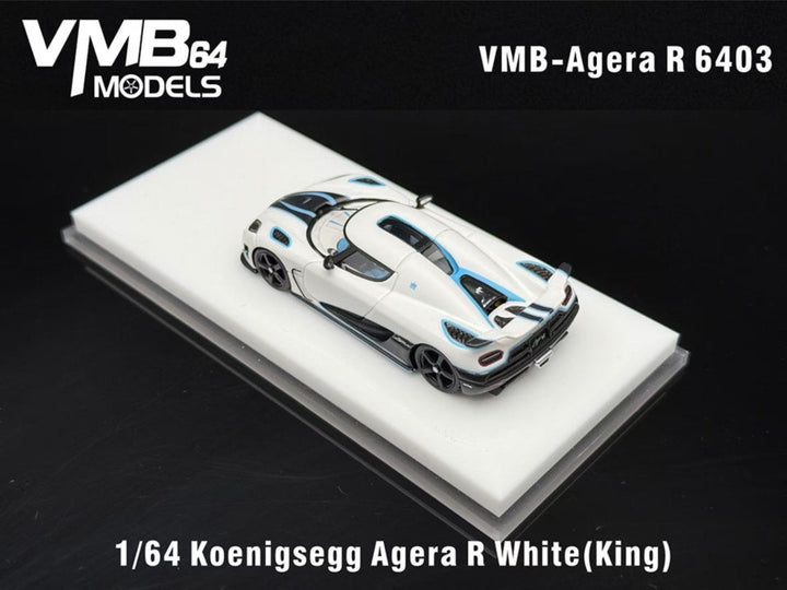 VMB 1:64 Koenigsegg Agera R (King) Matte White VMB-AgeraR6403