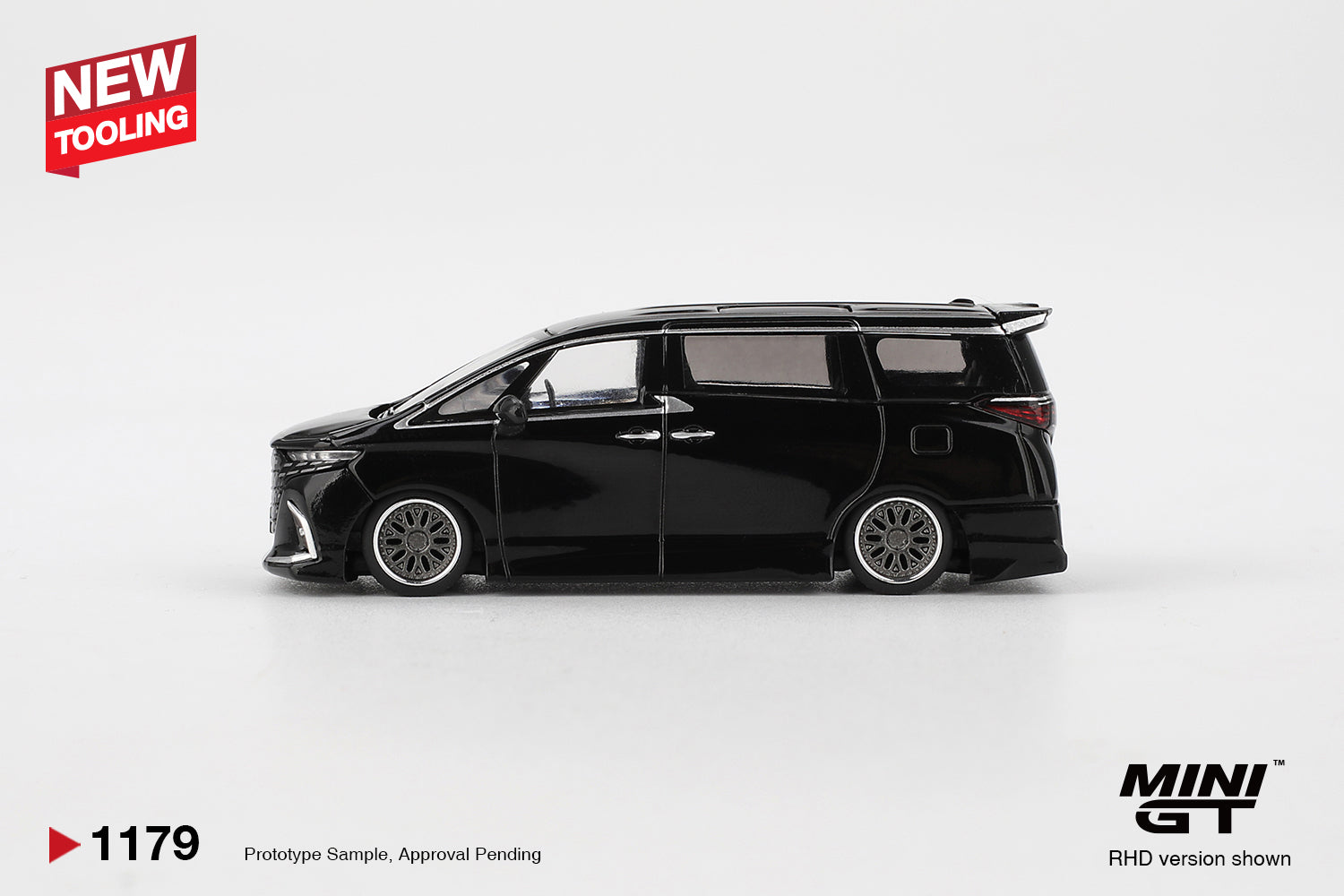 Preorder] Mini GT 1:64 Toyota Alphard 40 KUHL Black MGT01179-BL