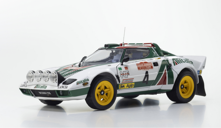 [Preorder] Kyosho 1:18 Lancia Stratos HF - Winner 1976 Sanremo Nr.4 - 08130F
